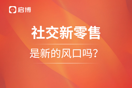 2021年,，社交新零售是新的風(fēng)口嗎？