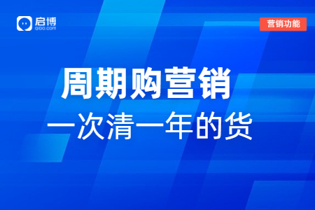 微分銷周期購功能,，幫助商家一次賣出一年的貨